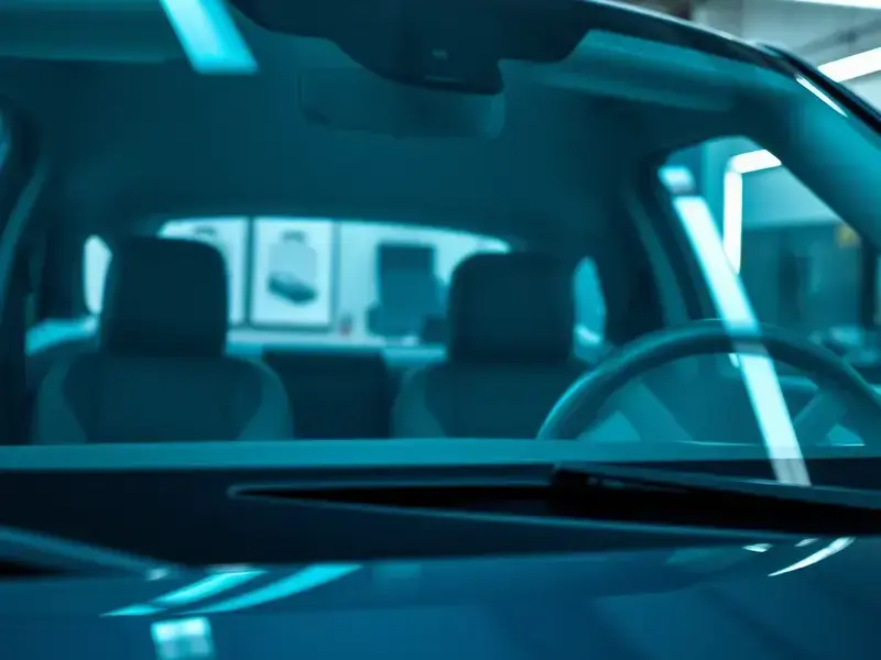 Completed windshield